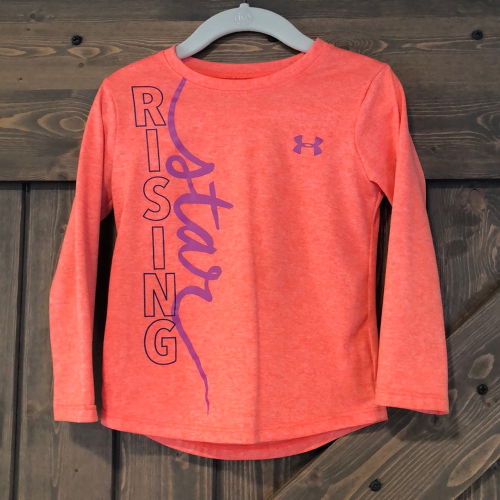 EUC Under Armour Girls Long Sleeved Tee Size 3T